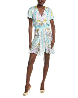 Maje Flutter Sleeve Mini Dress