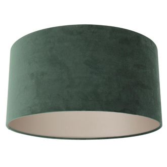 Steinhauer Pantalla De L&aacute;mpara - Shade - Verde - Velours Tejido - Steinhauer