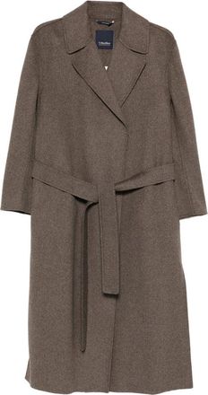 Max Mara Cappotti Marrone-Donna