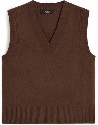 Max Mara Gilet Carlos Cioccolato