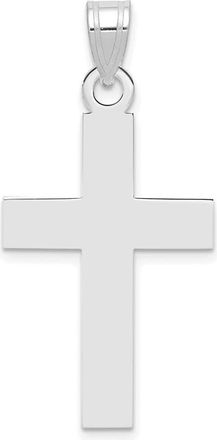 Diamond2Deal 14k Gold Polished Cross Charm
