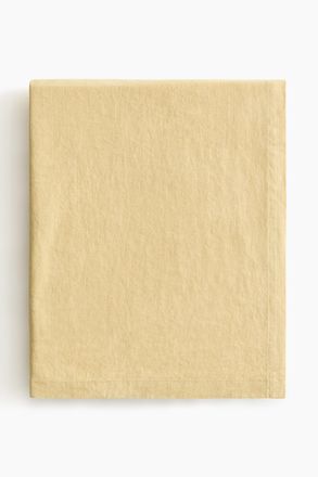 H&M Tischdecke aus Leinenmix - Yellow