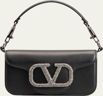 Valentino Garavani Loco VLOGO Small Calfskin Shoulder Bag