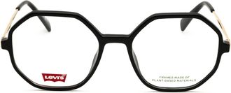 Levi's LV1062080700 Black Plastic Frame Eyeglasses - Black