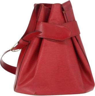 Louis Vuitton Pre-owned Bucket Bags, female, Red, Size: ONE SIZE Pre-owned Vintage Bucket Bag