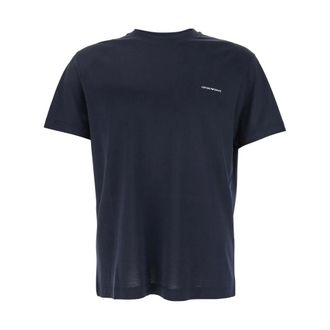 Emporio Armani Heren, Tops, Blauw, Maat: XL Katoen