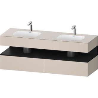 Duravit Qatego Lavabo Encastrado Con Base De Lavabo Consola, - Duravit