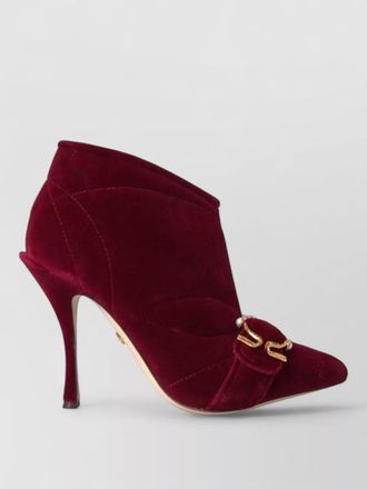 Dolce & Gabbana velvet ankle boots