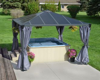 Palram Palram - Canopia Set Cortinas Para Cenador Martinique 4.7x2.2 M