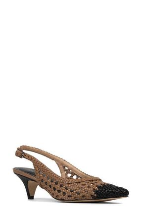 Donald J Pliner Slingback Pointed Toe Pump in Tobacco at Nordstrom, Size 9.5
