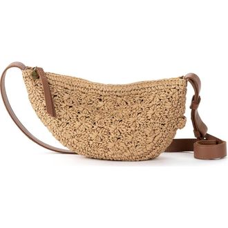The Sak Tess Sling Crochet Bag in Natural Primrose Straw at Nordstrom