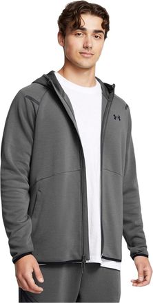 Under Armour Heren Unstoppable Full Zip Hoodie (Castlerock wit)