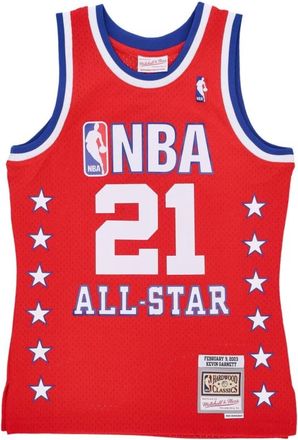Mitchell & Ness Sportswear, male, Red, Size: S Kevin Garnett NBA Swingman Tank Top