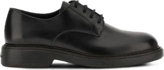 Hogan Polished Leather Rubber Sole Derby Shoes
