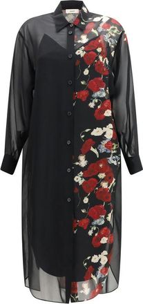 Khaite Black Silk Casual Womens Dress