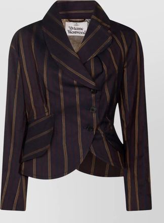 Vivienne Westwood cotton stripe jacket tailored silhouette