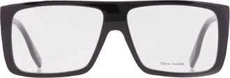 Marc Jacobs Pattern Black/Grey Clip-On Square Mens Eyeglasses MARC 672/CS 003K/IR 58