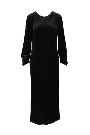 Department Five Velvet Dress Stretch - Black