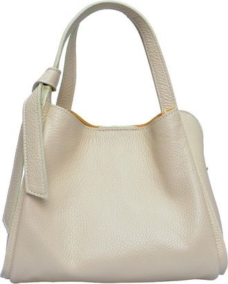 Anna Luchini Beige Rundleer Tas