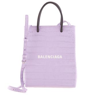 Balenciaga Crocodile Print Shopping Phone Bag