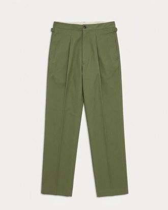 Fortela Oklahoma Casual Cotton Trousers in Sage Green at Nordstrom, Size 36 Eu