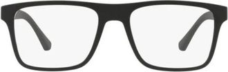 Emporio Armani Authentieke Stijlvolle Brillen van Premium Kwaliteit - Heren - Brillen - Zwart - 54 MM - Accessoires