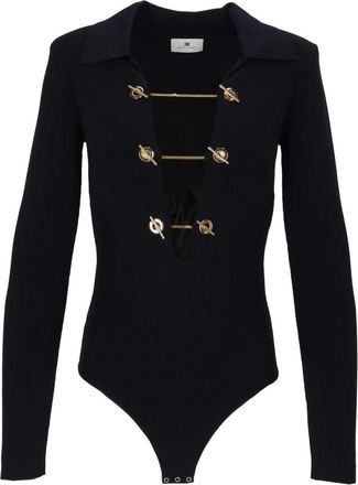 Elisabetta Franchi Mujer, Camisetas, Azul, Talla: S