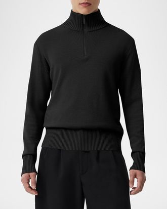 Canada Goose Mens Rosseau Quarter-Zip Sweater