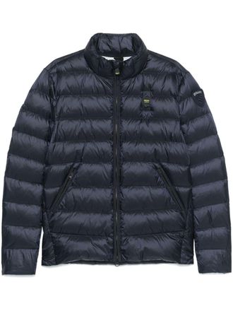 Blauer quilted puffer jacket - men - Polyamide/Polyamide/Duck Down/Feather - M - Blue