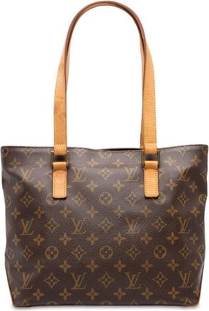 Louis Vuitton Monogram Brown Pvc Leather Shoulder Bag Tote Bag (Pre-Owned)