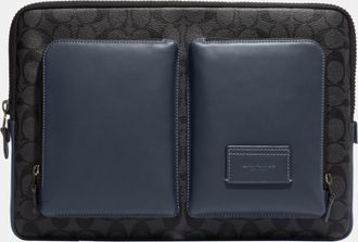 Coach Mens Utility Laptop Case in Signature Colorblock - Multicolour - One Size