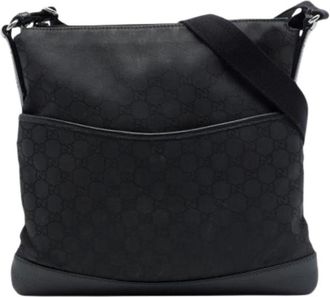 Gucci Borsa a tracolla Pre-owned in nylon - - Pre-owned - Donna - Nero - ONE SIZE