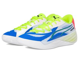 Puma All-Pro Nitro Mens Shoes Puma White/Yellow Alert/Pink Alert : 10 D - Medium, Synthetic/Textile