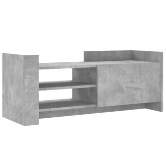 vidaXL Vidaxl - Mueble Para Tv Contrachapada Gris Hormig&oacute;n 100x35x40 Cm