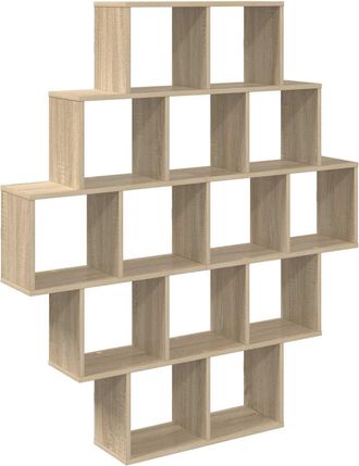 vidaXL Estante De Pared Roble Sonoma 120 X 20 X 136 Cm Vidaxl