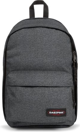 Eastpak Freizeitrucksack EASTPAK BACK TO WORK, Damen, Gr. B/H/T: 29,5cm x 43cm x 25cm, schwarz (grau, schwarz), Textil, Basic, Rucks&auml;cke Freizeitrucksack, Sch