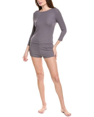 Natori 2pc Rib Essential Pajama Set