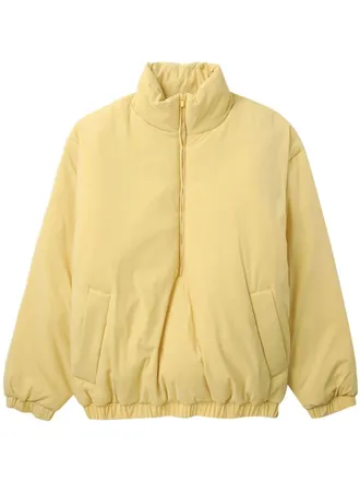 Fear of God logo-patch puffer jacket - Giallo