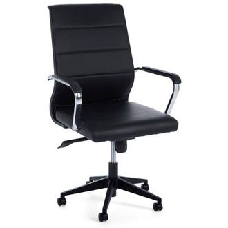 BIZZOTTO Bizzotto - Sedia da ufficio ergonomica Brent con braccioli e ruote altezza regolabile -Bianco