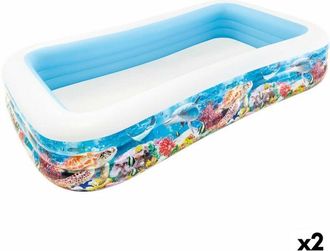 Intex Piscina Hinchable Para Ni&ntilde;os Intex Tropical 1020 L 305 X 56 X 183 Cm (2 Unidades)