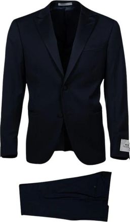 Corneliani Kostuums, Heren, Blauw, XL, Single Breasted Suits