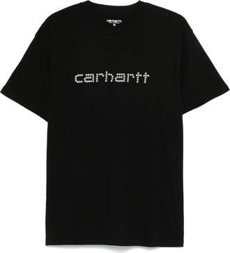 Carhartt Work in Progress Rivet Script T-shirt - unisex - Cotton - S - Black