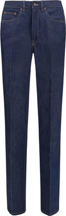 Chlo&eacute; Blue Slim Mid Rise Jeans