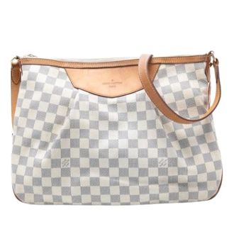 Louis Vuitton Pre-owned Shoulder Bags, female, White, Size: ONE SIZE Pre-owned Fabric Crossbody Bag