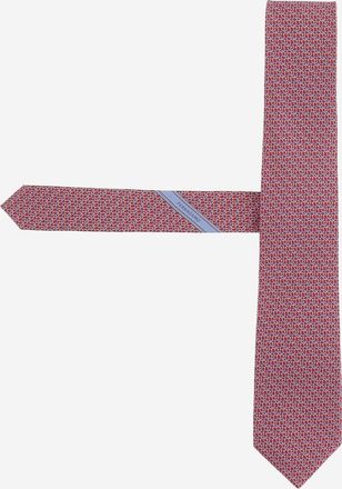 Ferragamo zijden stropdas met patroonontwerp