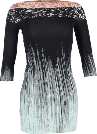 Diane Von F&uuml;rstenberg Diane Von Furstenberg Ruri Rockscape Printed Dress in Multicolor Silk