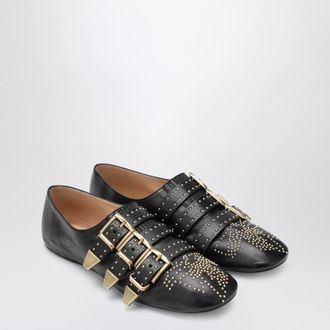 Chlo&eacute; Black Susanna Flat Shoe