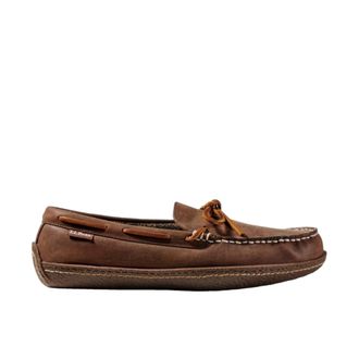 L.L.Bean Mens L. L.Bean Slipper Moc Flannel-Lined Acorn 212164-BRN