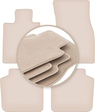 OEM Alfombrillas Premium Beige Para: Bmw 7 G12 Sed&aacute;n Largo 2015