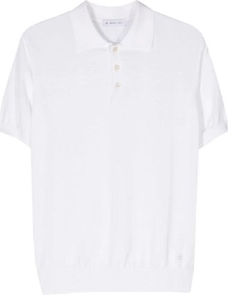 Manuel Ritz Polo Shirt - Heren - Polos - Wit - 3XL - Katoen - Tops